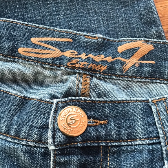 Seven7 Straight Ankle Cut Jeans Size 6 - Picture 4 of 4